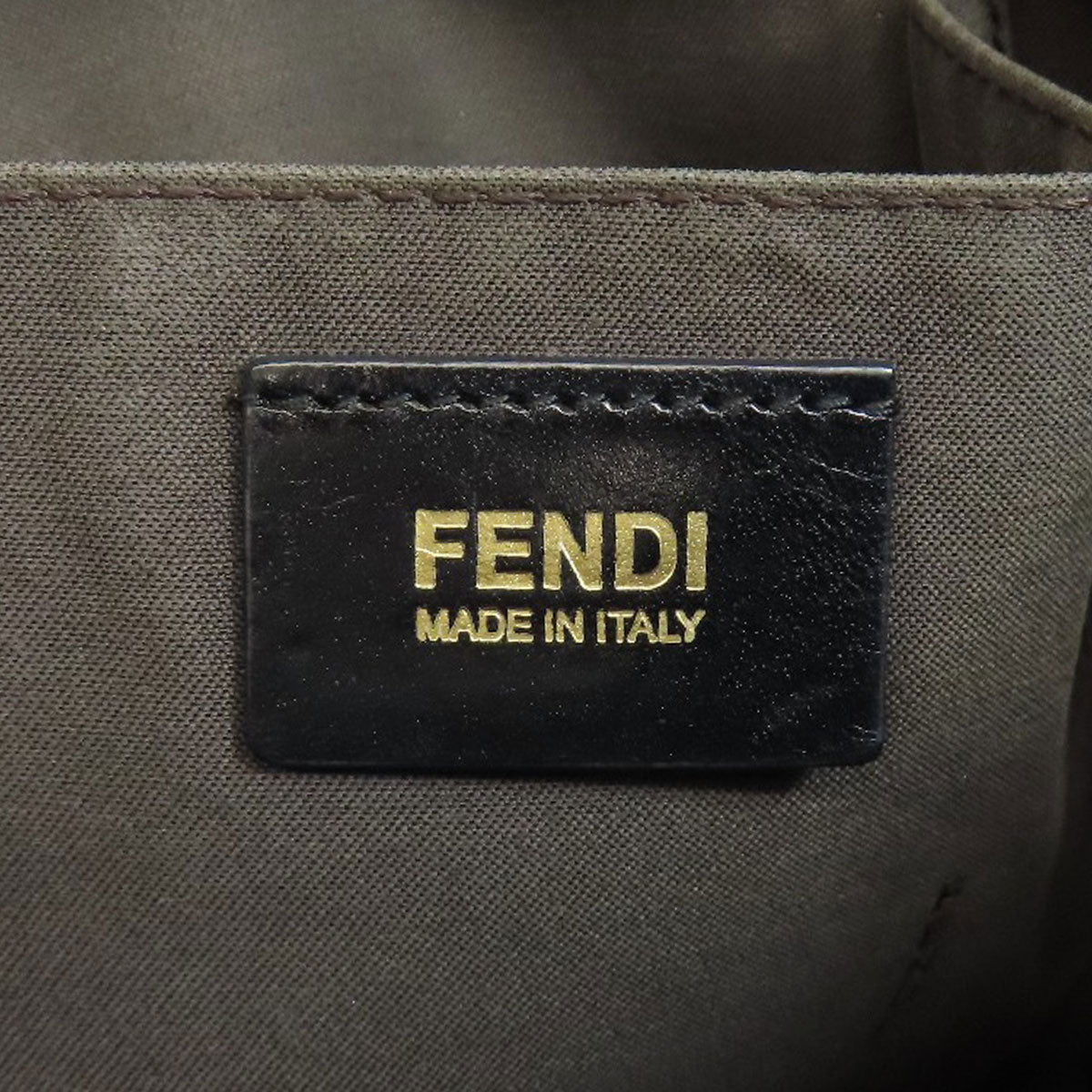 FENDI フェンディ ズッキーノ柄 トートバッグ PVC レディース 中古