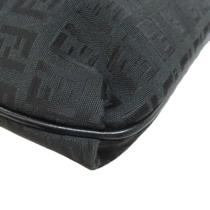 FENDI フェンディ ズッカ柄 ショルダーバッグ キャンバス レディース 中古