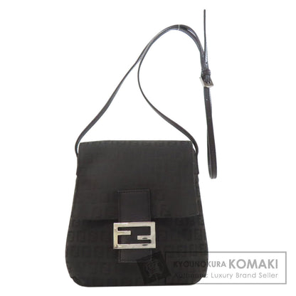 FENDI フェンディ ズッカ柄 ショルダーバッグ キャンバス レディース 中古