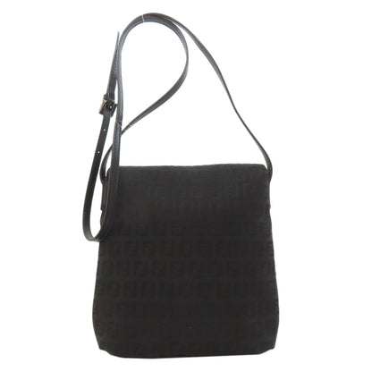 FENDI フェンディ ズッカ柄 ショルダーバッグ キャンバス レディース 中古