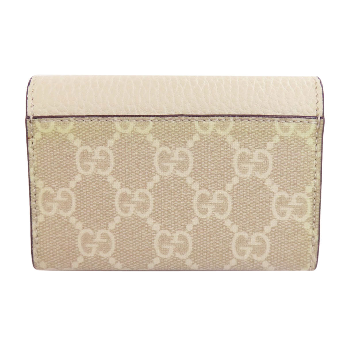 GUCCI グッチ 474748 ダブルG GG カードケース カーフ レディース 中古