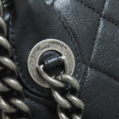 CHANEL シャネル マトラッセ シルバー金具 2WAY ハンドバッグ カーフ レディース 中古
