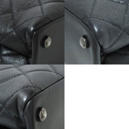 CHANEL シャネル マトラッセ シルバー金具 2WAY ハンドバッグ カーフ レディース 中古