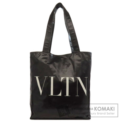 VALENTINO バレンティノ ロゴ トートバッグ カーフ レディース 中古