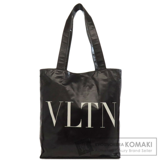 VALENTINO バレンティノ ロゴ トートバッグ カーフ レディース 中古