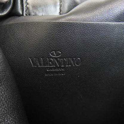 VALENTINO バレンティノ ロゴ トートバッグ カーフ レディース 中古