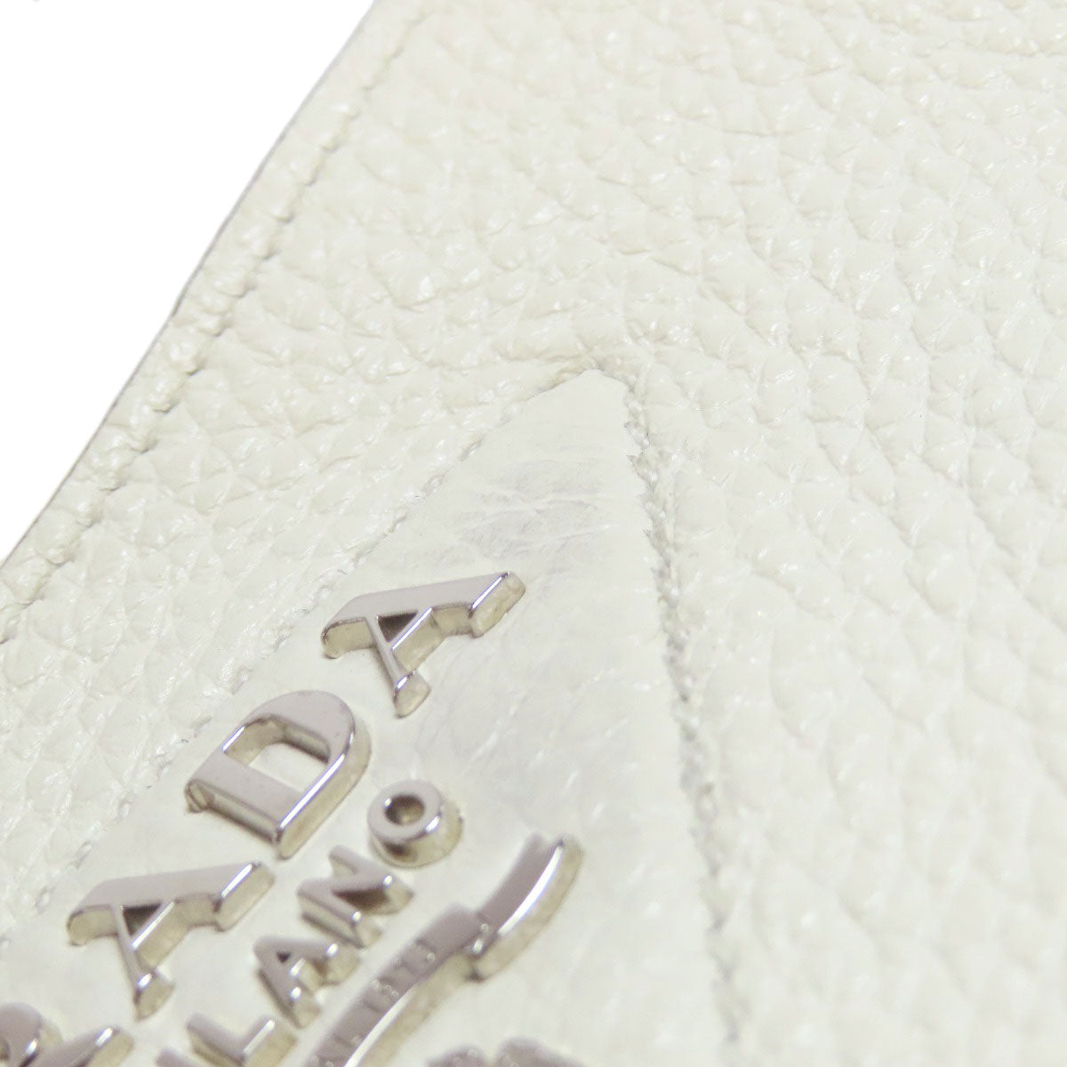 PRADA プラダ ロゴ ショルダーバッグ レザー レディース 中古