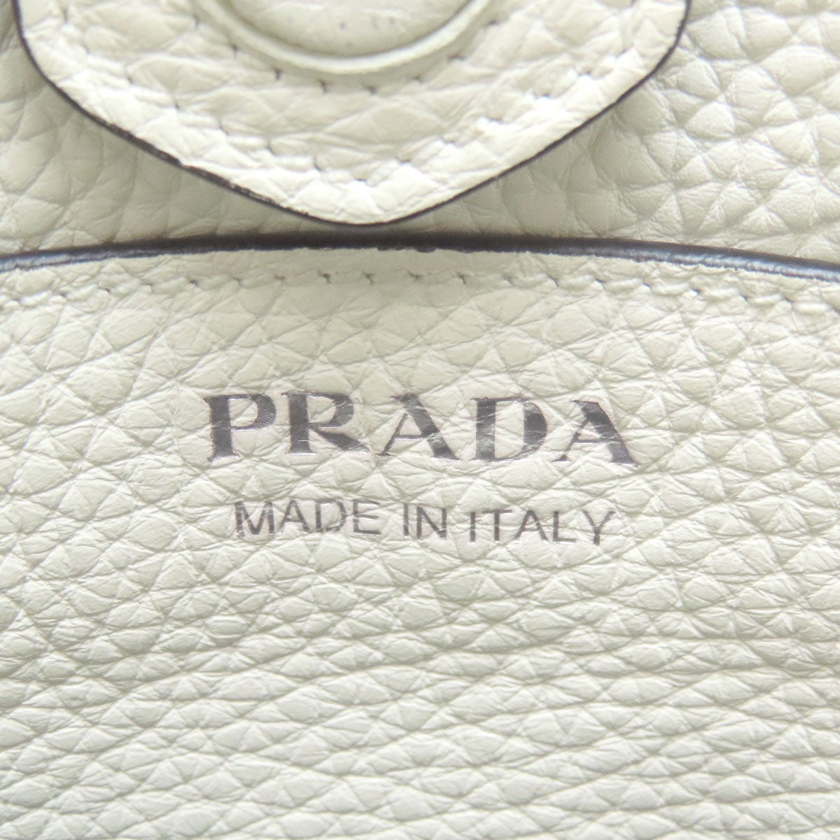 PRADA プラダ ロゴ ショルダーバッグ レザー レディース 中古