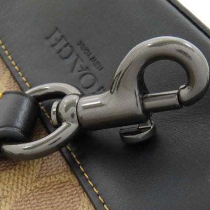 COACH コーチ CY801 ドミニク スリング ボディバッグ PVC レディース 中古