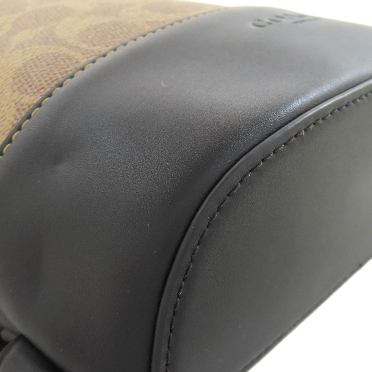 COACH コーチ CY801 ドミニク スリング ボディバッグ PVC レディース 中古