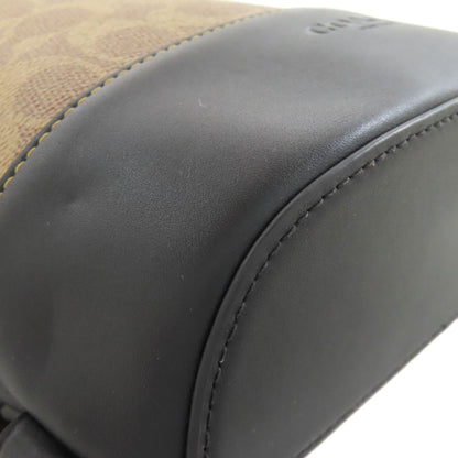COACH コーチ CY801 ドミニク スリング ボディバッグ PVC レディース 中古