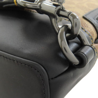 COACH コーチ CY801 ドミニク スリング ボディバッグ PVC レディース 中古