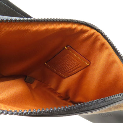 COACH コーチ CY801 ドミニク スリング ボディバッグ PVC レディース 中古
