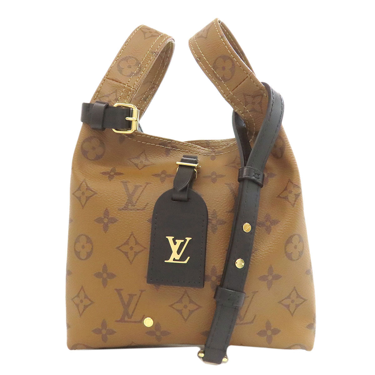 LOUIS VUITTON ルイヴィトン M46816 アトランティスBB ハンドバッグ モノグラムリバース レディース 中古