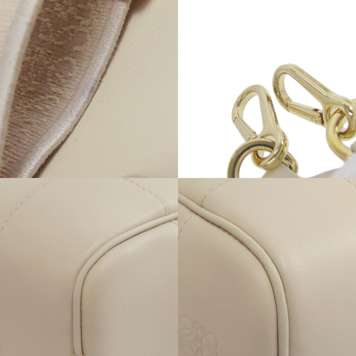 LOEWE ロエベ アマソナ16 スクエア 2WAY ハンドバッグ カーフ レディース 中古