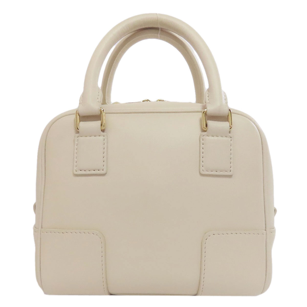 LOEWE ロエベ アマソナ16 スクエア 2WAY ハンドバッグ カーフ レディース 中古
