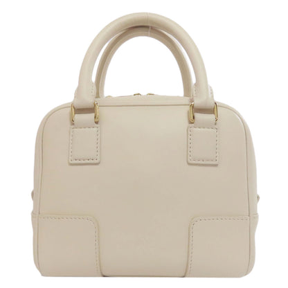 LOEWE ロエベ アマソナ16 スクエア 2WAY ハンドバッグ カーフ レディース 中古