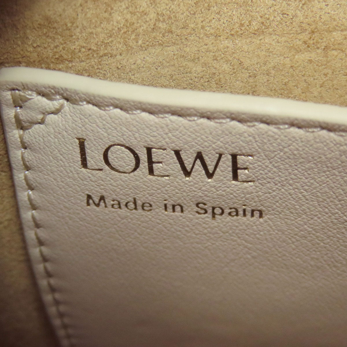LOEWE ロエベ アマソナ16 スクエア 2WAY ハンドバッグ カーフ レディース 中古