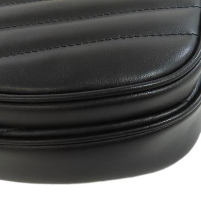 GUCCI グッチ 751628 インターロッキングG ハート ショルダーバッグ カーフ レディース 中古