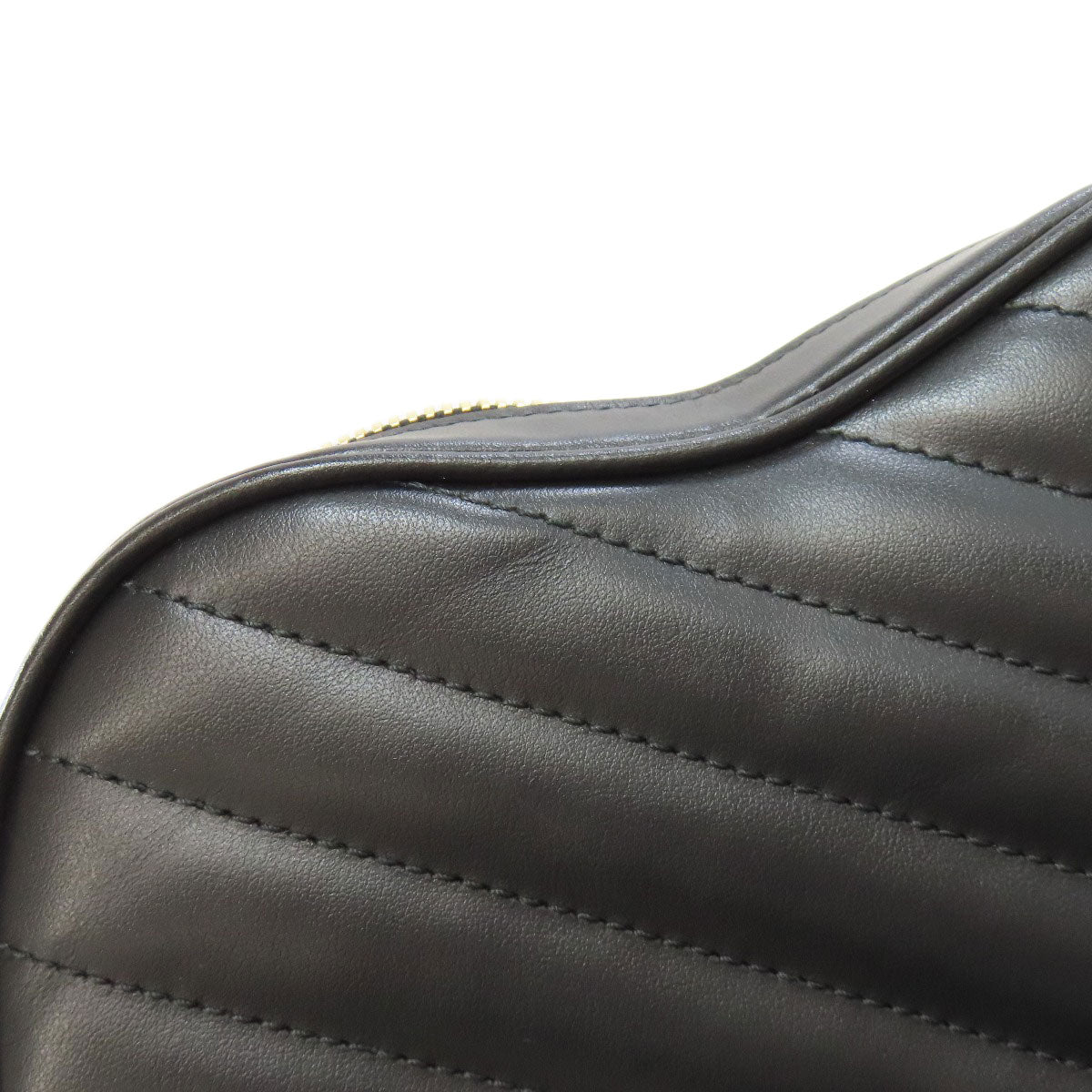 GUCCI グッチ 751628 インターロッキングG ハート ショルダーバッグ カーフ レディース 中古