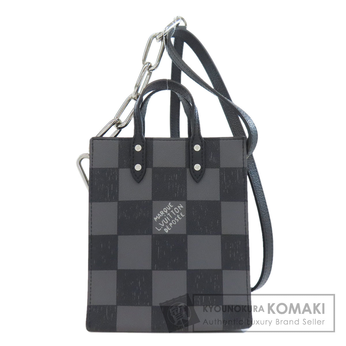 LOUIS VUITTON ルイヴィトン N60479 ダミエ チェッカーボード サックプラXS ハンドバッグ ダミエキャンバス レディース 中古