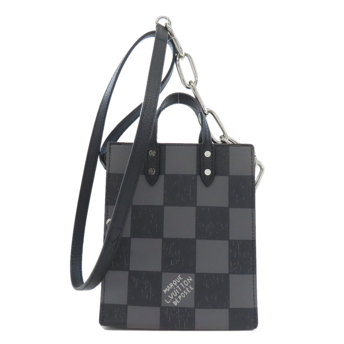LOUIS VUITTON ルイヴィトン N60479 ダミエ チェッカーボード サックプラXS ハンドバッグ ダミエキャンバス レディース 中古