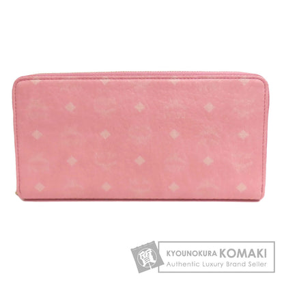 MCM エム・シー・エム ロゴ 長財布（小銭入れあり） PVC レディース 中古