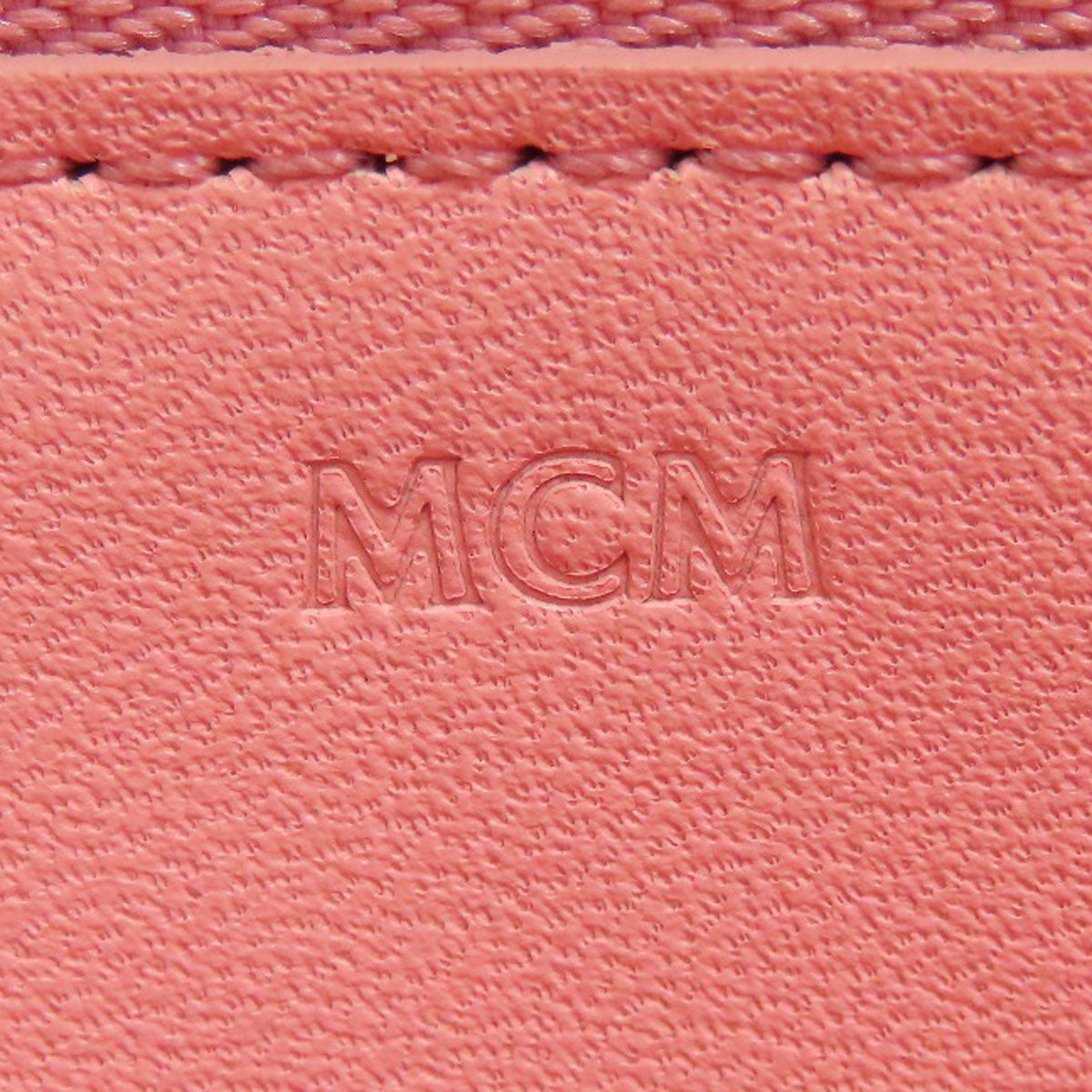 MCM エム・シー・エム ロゴ 長財布（小銭入れあり） PVC レディース 中古