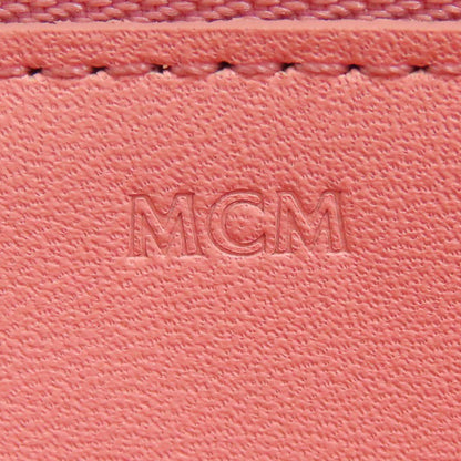 MCM エム・シー・エム ロゴ 長財布（小銭入れあり） PVC レディース 中古