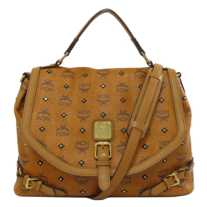 MCM エムシーエム 2WAY ハンドバッグ PVC レディース 中古