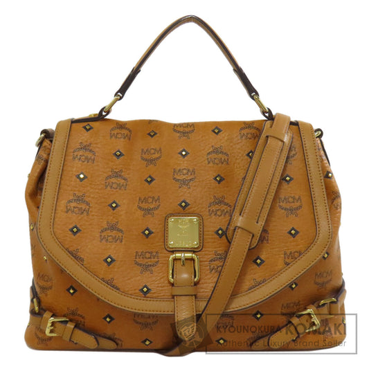 MCM エムシーエム 2WAY ハンドバッグ PVC レディース 中古