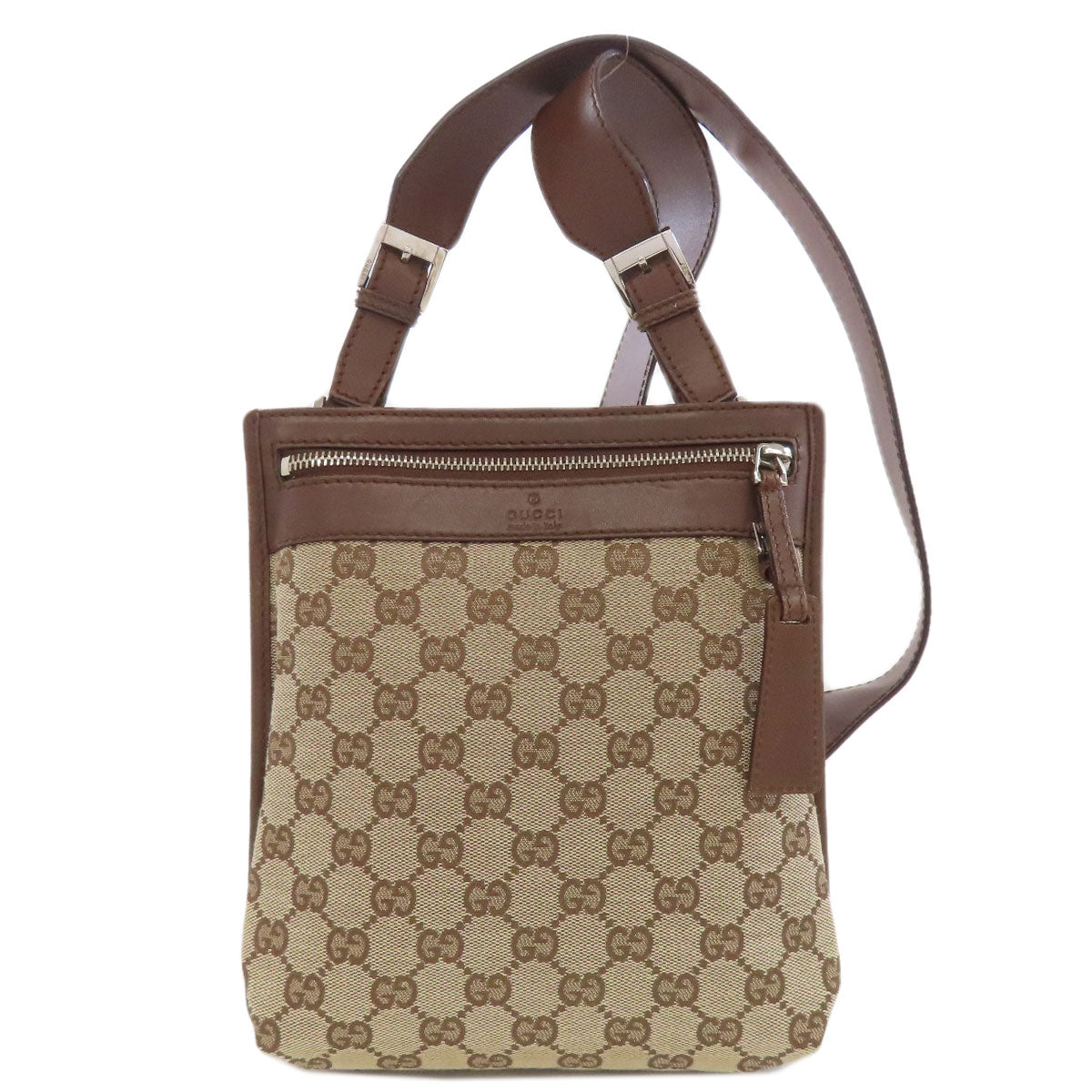 GUCCI グッチ 92562 ロングショルダー GG ショルダーバッグ キャンバス レディース 中古