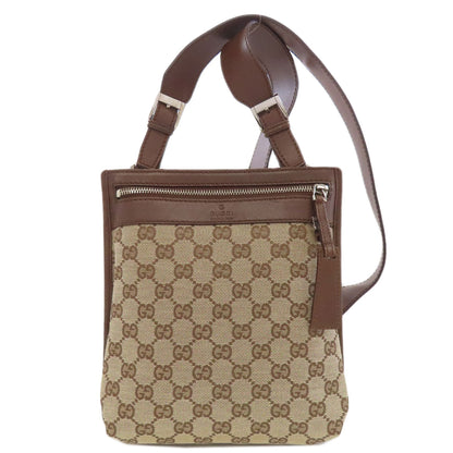 GUCCI グッチ 92562 ロングショルダー GG ショルダーバッグ キャンバス レディース 中古