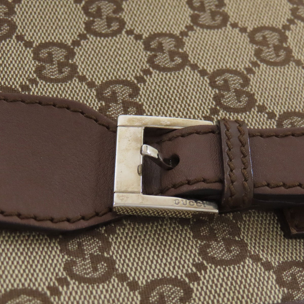 GUCCI グッチ 92562 ロングショルダー GG ショルダーバッグ キャンバス レディース 中古