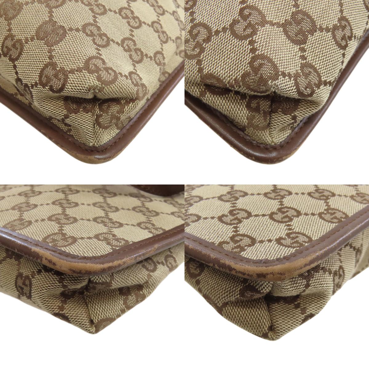 GUCCI グッチ 92562 ロングショルダー GG ショルダーバッグ キャンバス レディース 中古