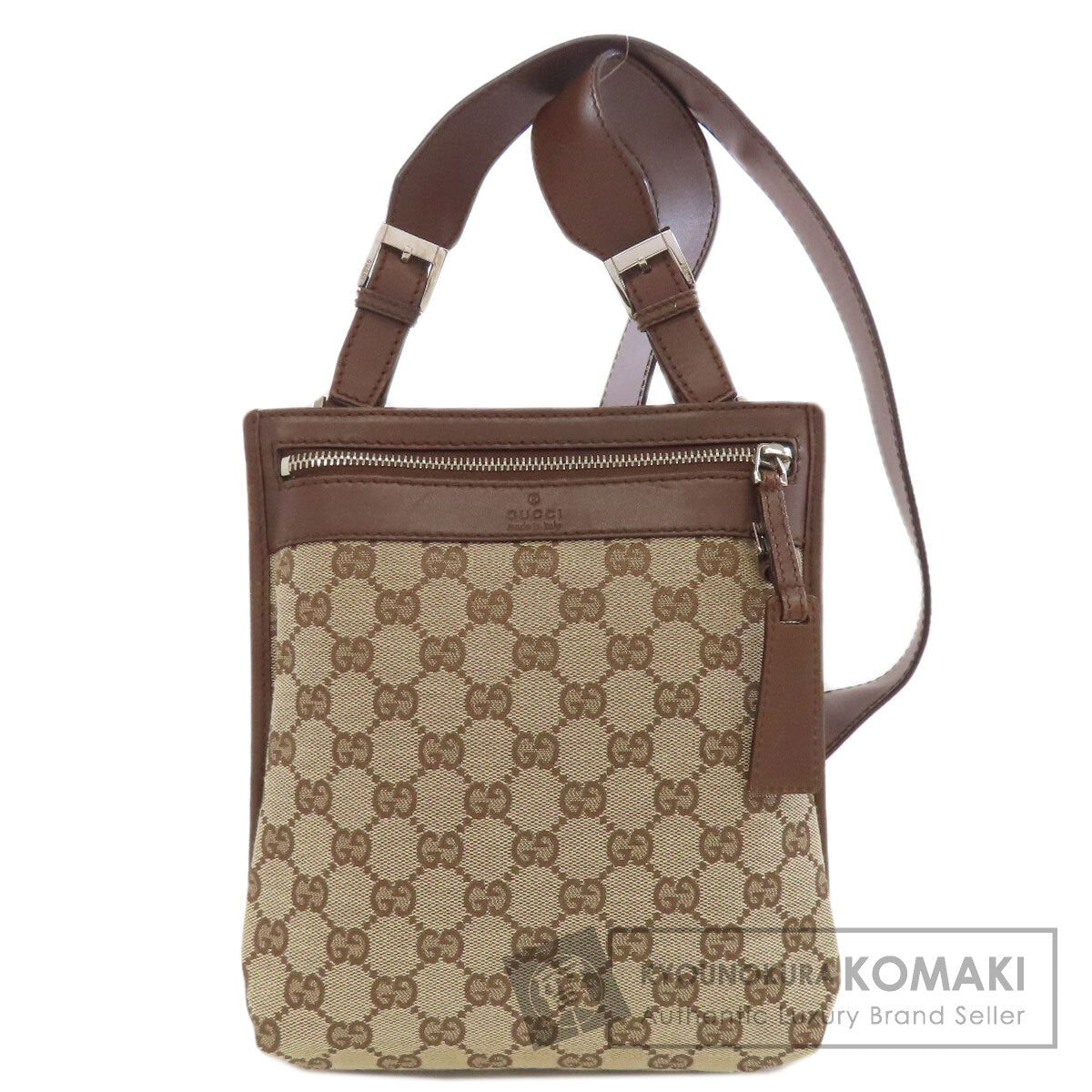 GUCCI グッチ 92562 ロングショルダー GG ショルダーバッグ キャンバス レディース 中古