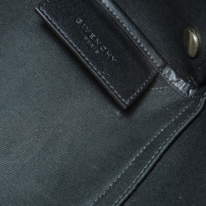 GIVENCHY ジバンシー ロゴ ハンドバッグ デニム レディース 中古