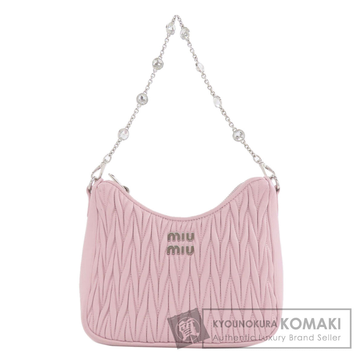 MIUMIU ミュウミュウ マテラッセ ハンドバッグ カーフ レディース 中古