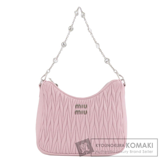 MIUMIU ミュウミュウ マテラッセ ハンドバッグ カーフ レディース 中古