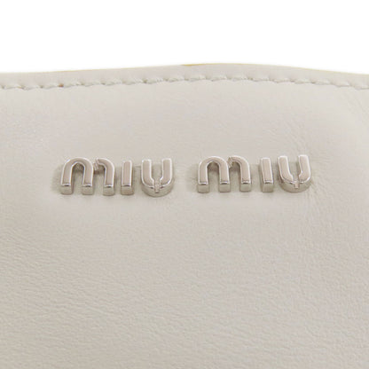 MIUMIU ミュウミュウ ロゴ トートバッグ カーフ レディース 中古