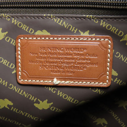HUNTING WORLD ハンティングワールド ロゴ リュック・デイパック キャンバス レディース 中古