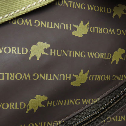 HUNTING WORLD ハンティングワールド ロゴ リュック・デイパック キャンバス レディース 中古