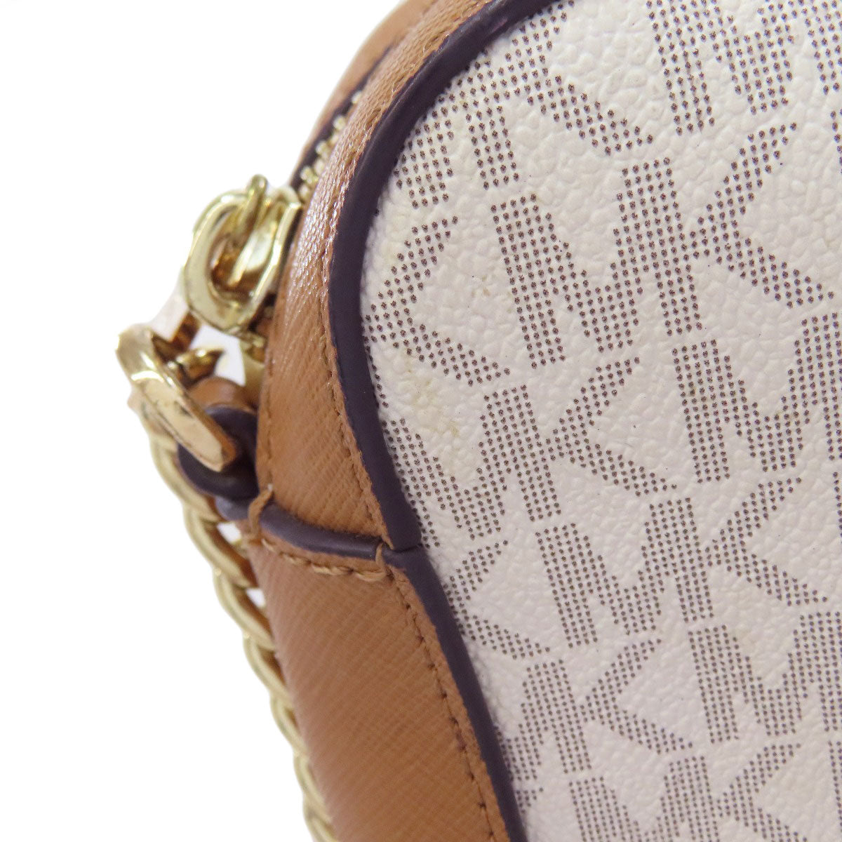 Michael Kors マイケルコース MKシグネチャー ショルダーバッグ PVC レディース 中古