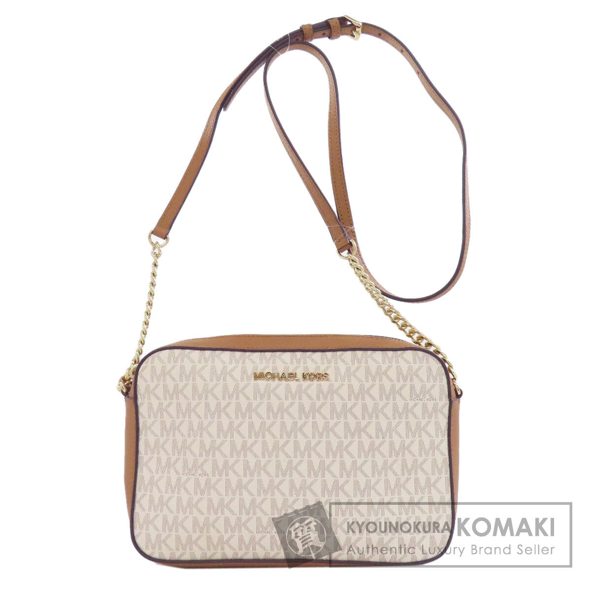 Michael Kors マイケルコース MKシグネチャー ショルダーバッグ PVC レディース 中古
