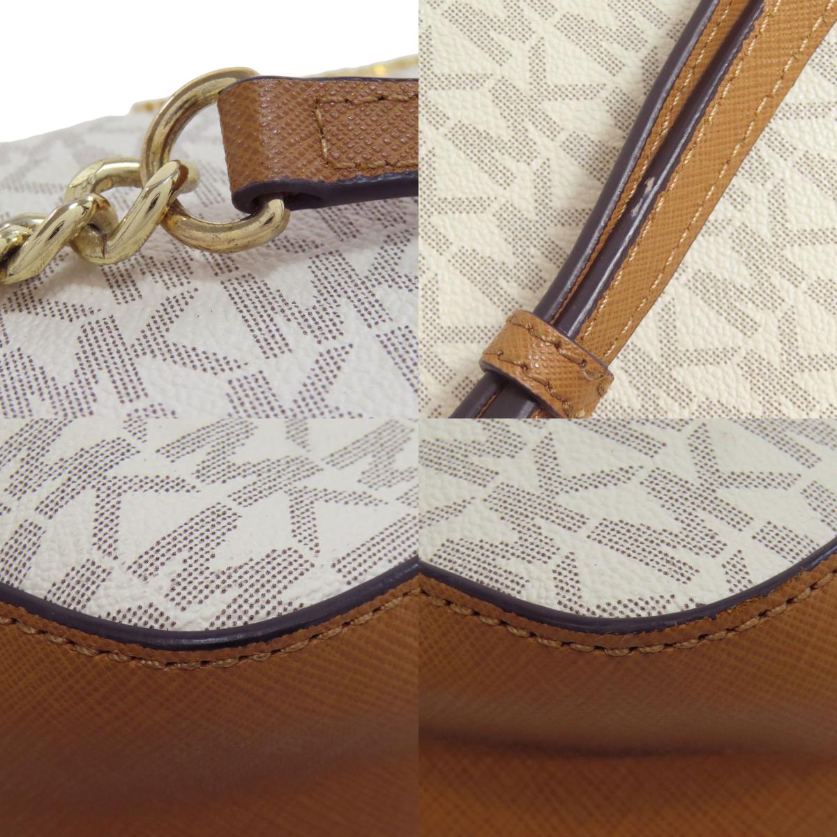 Michael Kors マイケルコース MKシグネチャー ショルダーバッグ PVC レディース 中古