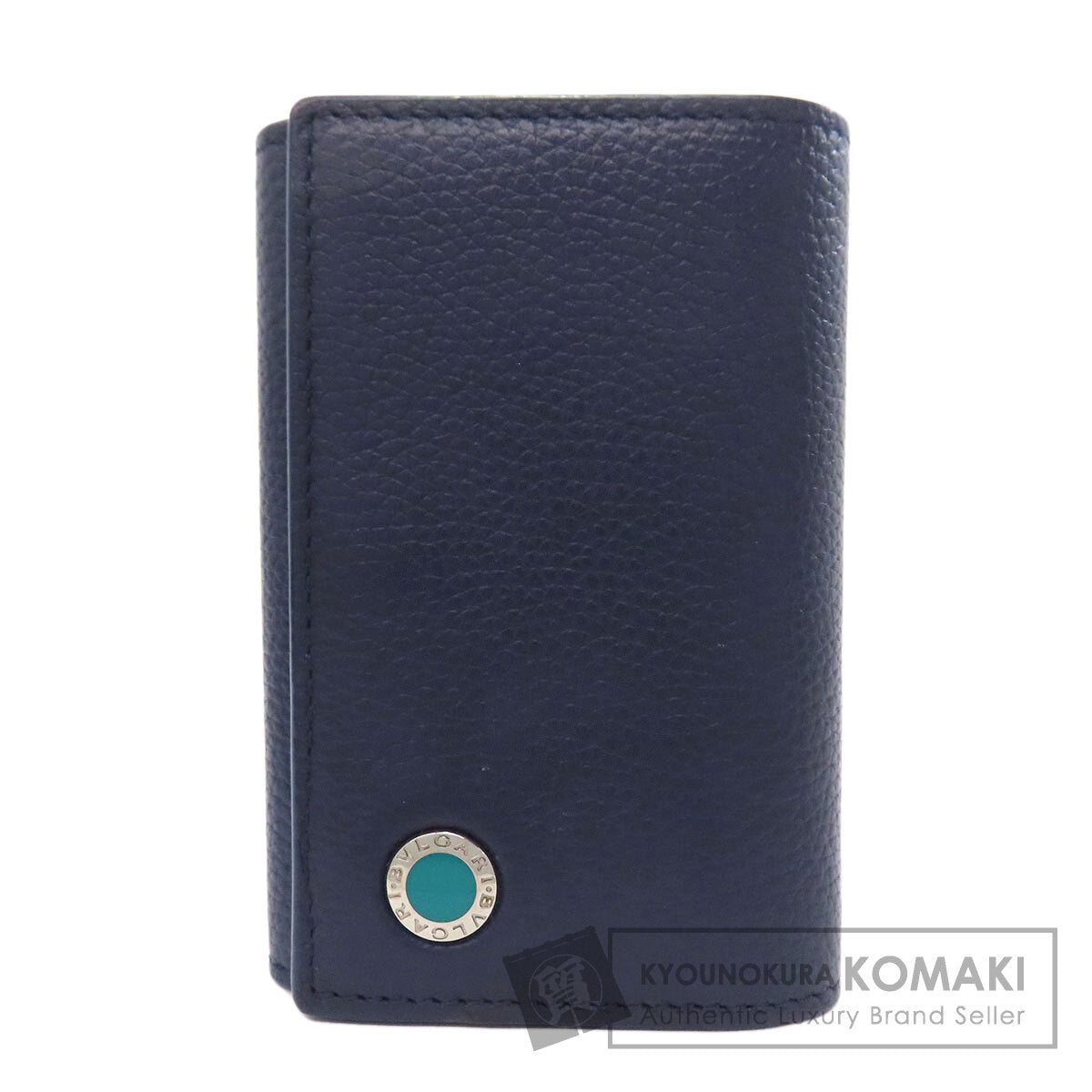 BVLGARI ブルガリ ロゴ キーケース レザー レディース 中古