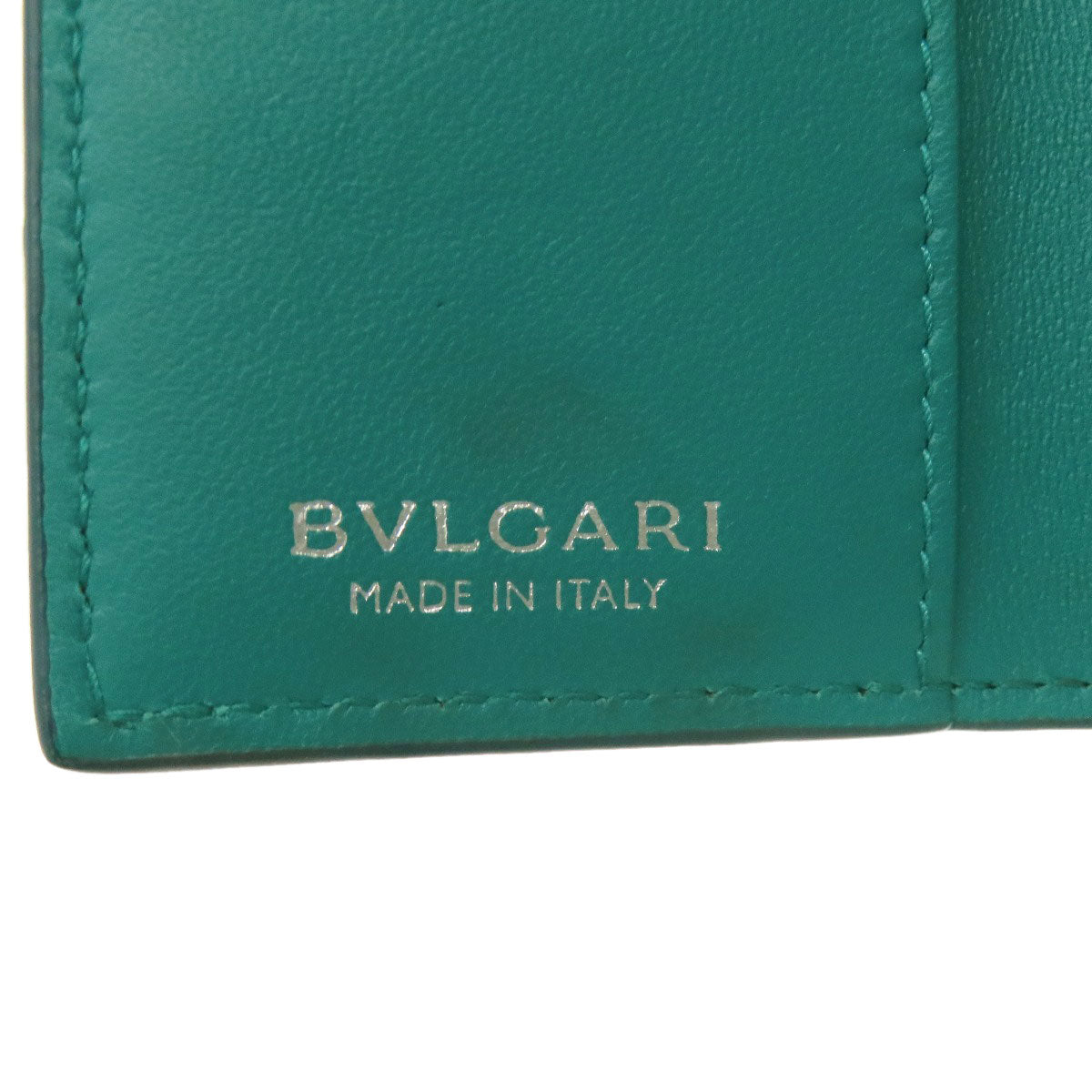 BVLGARI ブルガリ ロゴ キーケース レザー レディース 中古