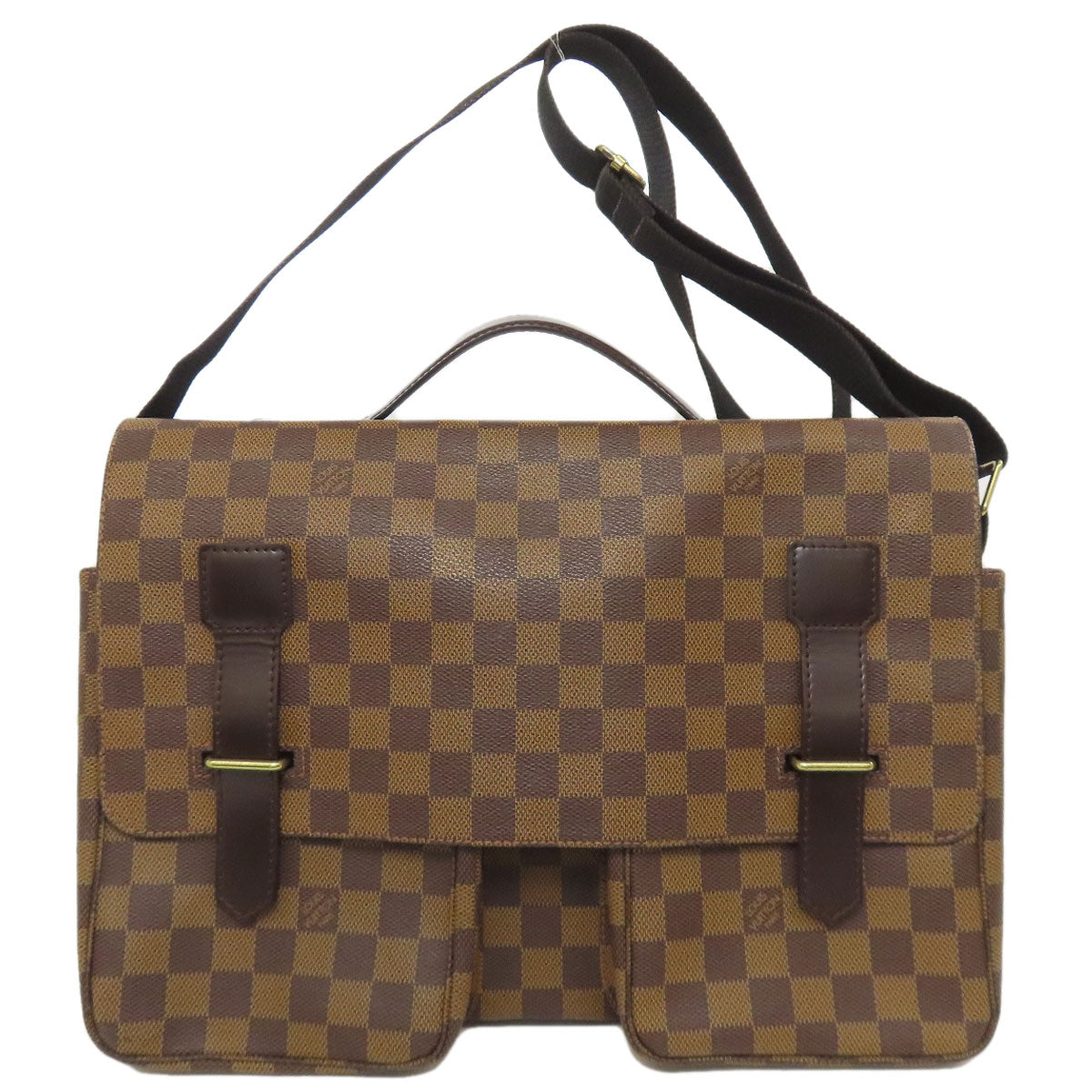 LOUIS VUITTON ルイヴィトン N42270 ブロードウェイ トートバッグ ダミエキャンバス レディース 中古