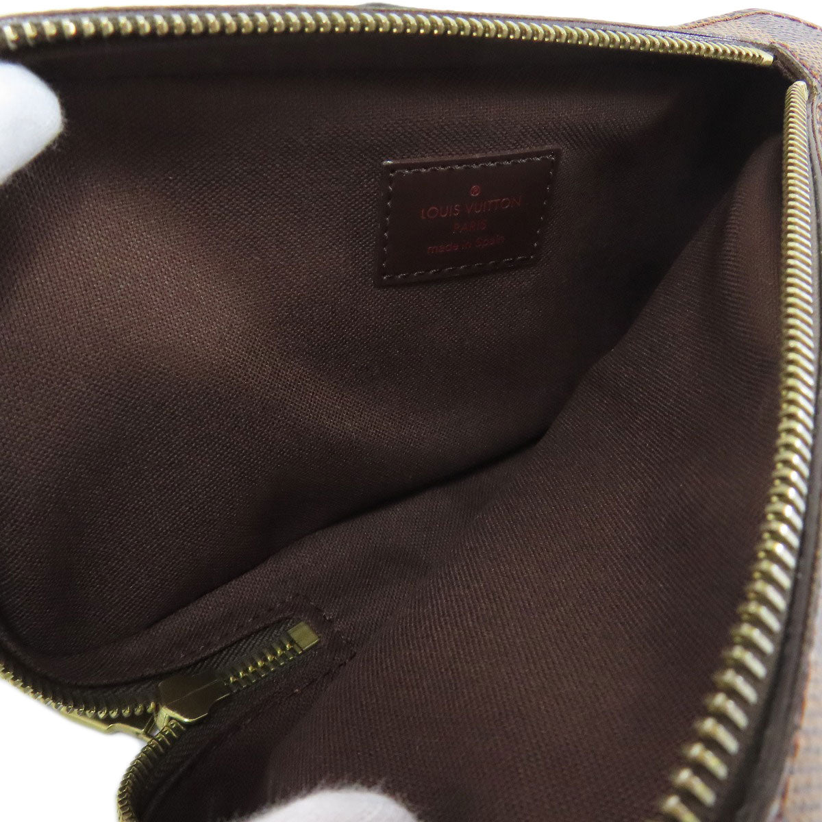 LOUIS VUITTON ルイヴィトン N51994 ジェロニモス ボディバッグ ダミエキャンバス レディース 中古