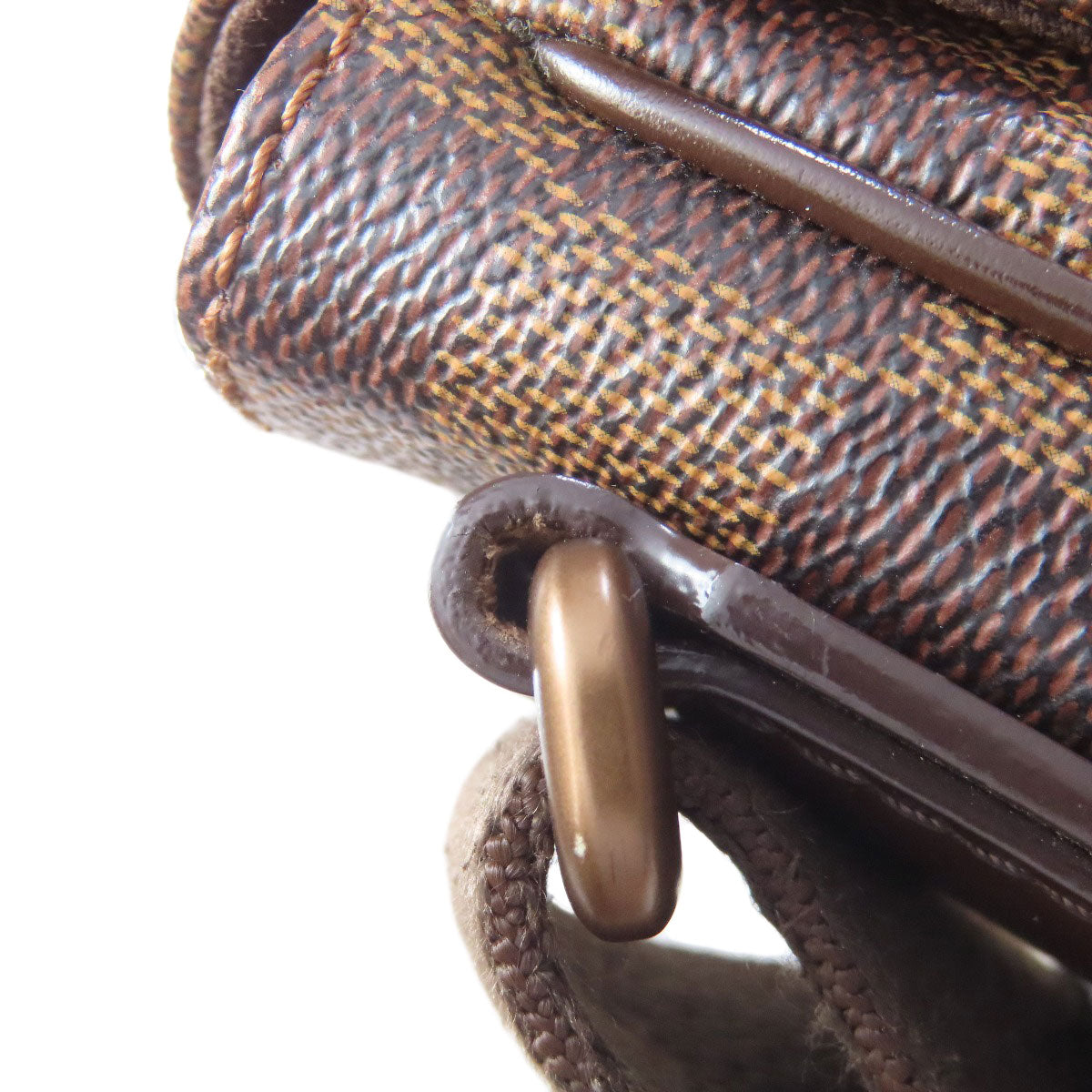 LOUIS VUITTON ルイヴィトン N41212 ディストリクトMM ショルダーバッグ ダミエキャンバス レディース 中古